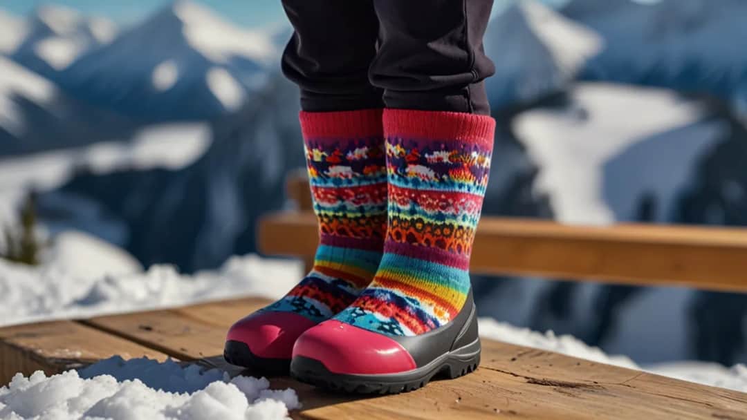 Jak dbać o stopy dziecka na stoku? Skarpety narciarskie dziecięce