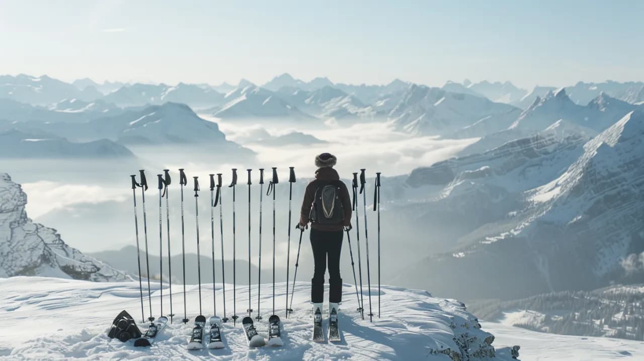Jak dobrać kijki narciarskie 115 cm do swojego wzrostu?